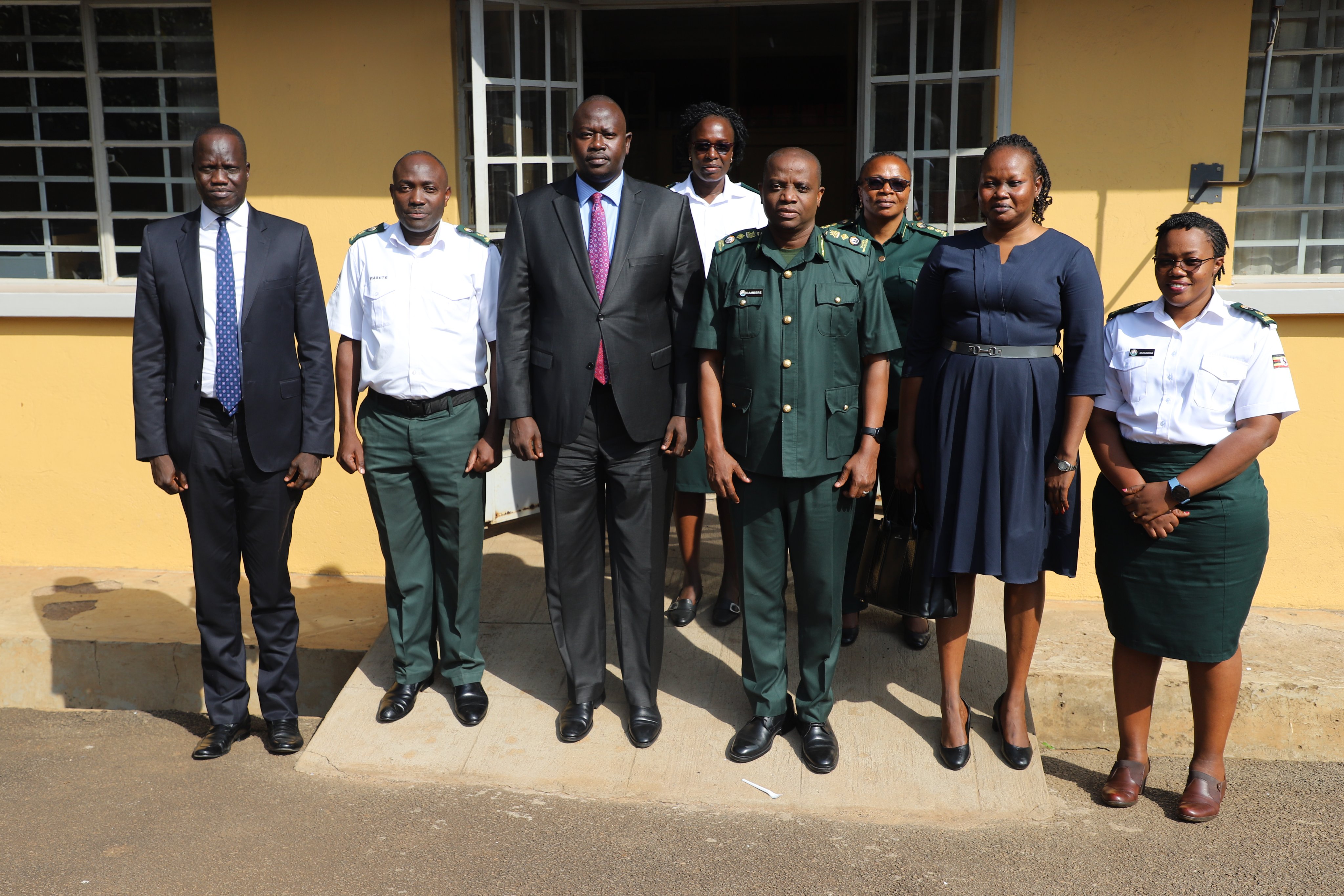 South Sudan Embassy Staff  hosted by Commissioner Immigration Control Office-Uganda